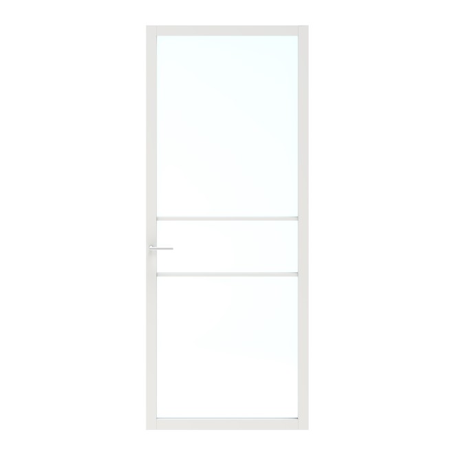 Binnendeur Skantrae SSL 14610 Blank Glas Wit Gelakt